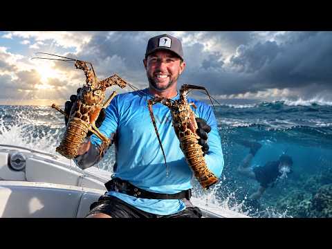 First-Time lobster hunters vs. Tough keys dive video thumbnail