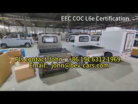 EEC COC L6e homologation Electric Cargo Vehicles