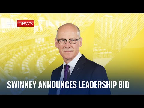 SNP: John Swinney vows to lead party to next general election as he announces leadership bid
