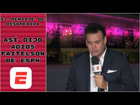 DAVID FAITELSON le dice adiós al boxeo en ESPN en un emotivo mensaje de agradecimiento | Exclusivos