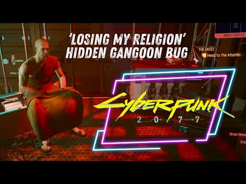 Cyberpunk 2077 | Losing My Religion Bug Fix - Enemy Stuck in Crate (Save The Monk: Defeat Gangoons)