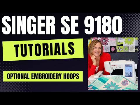 Singer SE9180 Optional Embroidery Hoops