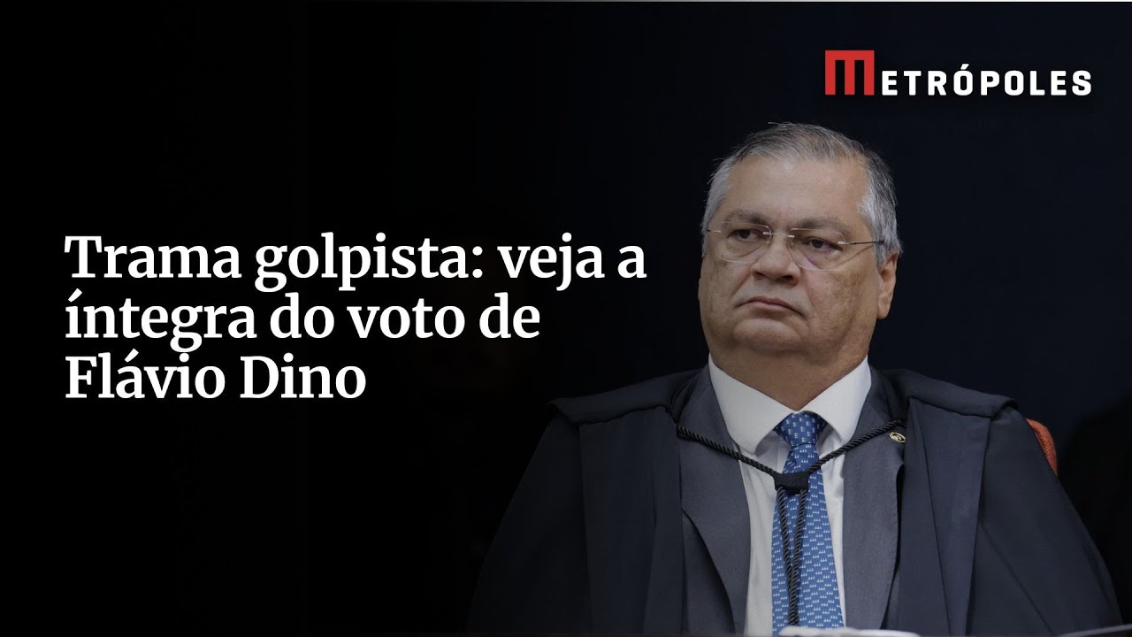 Veja a íntegra do voto de Flávio Dino no julgamento da trama golpista