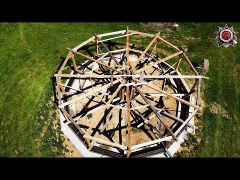 Building A Huge Permanent Yurt | Forest Village Life