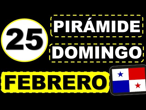 Pirámide de la Suerte Lotería de Panamá Para el Domingo 25 Febrero 2024 Decenas de Suerte Para Hoy