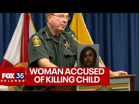 Grady Judd press conference: Woman allegedly murders 4-year-old child