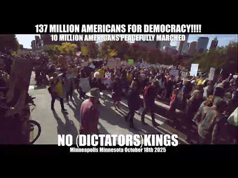 No (Dictators)Kings Protest - Minneapolis Minnesota October 18th 2025