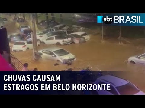 Novo normal, diz prefeito de BH sobre estragos provocados pelas chuvas | SBT Brasil (24/01/24)