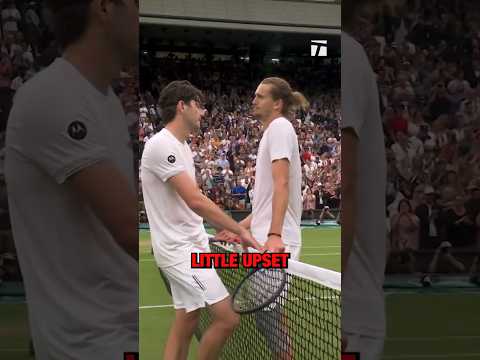 What did Zverev say to Fritz at the net? 🤝 #wimbledon #tennis