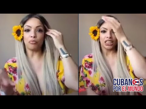 Modelo cubana Dayamí Padrón asegura que ella fue la de la idea de la Marcha de los Girasoles