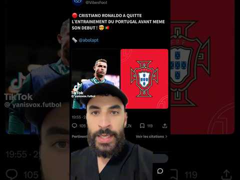 😱CR7 A QUITTÉ L’ENTRAÎNEMENT DU <strong>PORTUGAL</strong> #football #real #lamineyamal #cr7 #messi #raphinha #<strong>psg</strong>