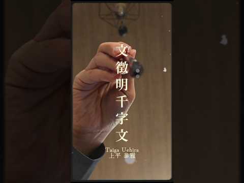 【書道】文徴名千字文を臨書してみました