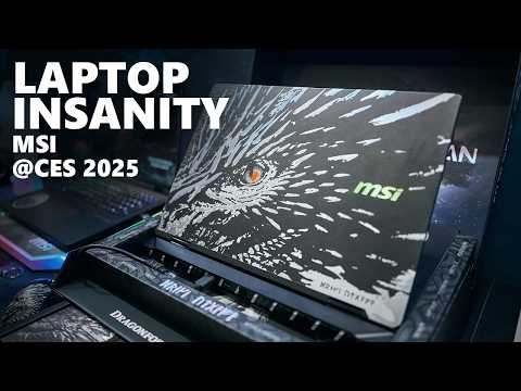 Did MSI just announced the fastest AMD X3D + RTX 5090 laptop? – MSI @CES2025