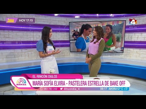 Buen Día - El Rincón Dulce: María Sofía Elvira - Pastelera estrella de Bake Off