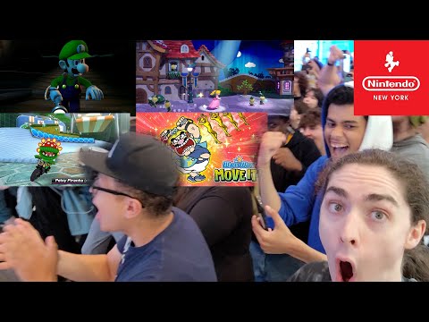 LIVE CROWD REACTION to Luigis Mansion remake, Wario Ware Move it!, & MK8D DLC at NINTENDO NY 6/21/23