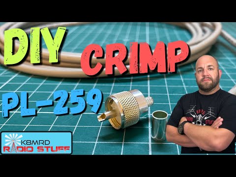 How To Install A Crimp On PL-259 to Coax