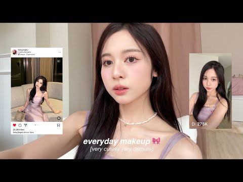 🎀everydaymakeupแบบติดแกลม+