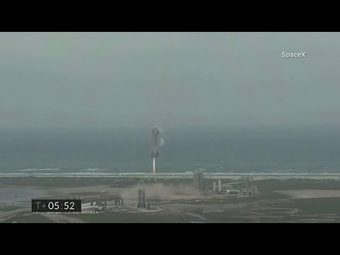 Pour la première fois, une fusée Starship de SpaceX réussit à revenir sur Terre sans exploser