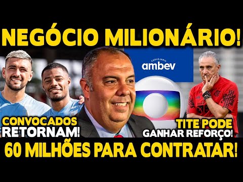 REFORÇO DE ÚLTIMA HORA! 60 MILHÕES NOS COFRES! NEGÓCIO MILIONÁRIO COM A GLOBO E A AMBEV!