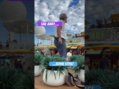 Royal Cruise Director has MOVES! Let’s Sail Away! #like #linedance #cruiseship #sailawayparty