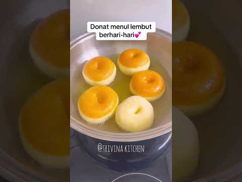 Donat Menul dan lembut. Resep lengkap menyusul yaa #resepdonat #donat #resep #trivinakitchen