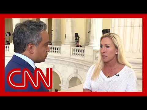 Hear Marjorie Taylor Greene tell CNN about letter to oust Speaker Johnson