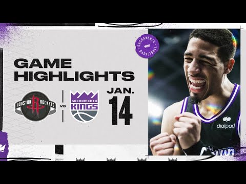 Sacramento Kings Highlights vs. Houston Rockets | 1.14.22 video clip 