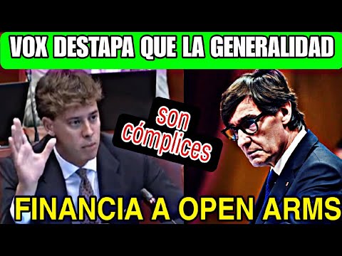 VOX HACE CONFESAR A LA GENERALIDAD QUE SUBVENCIONA A OPEN ARMS Y EL ACUSA DE SER CÓMPLICE