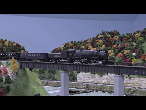 De ‘Virginian’ modelspoorbaan van Mike Ross | Mike Ross Virginian Railway