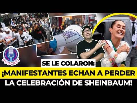 ECHAN A PERDER el FESTEJO de CLAUDIA: MANIFESTANTES se CUELAN a la Camara de Diputados