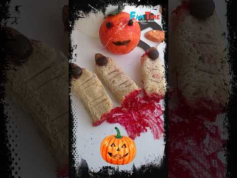 Easy & Creepy Halloween recipes for Kids|Halloween Spooky Fingers | Quick No-Bake Snack#halloween
