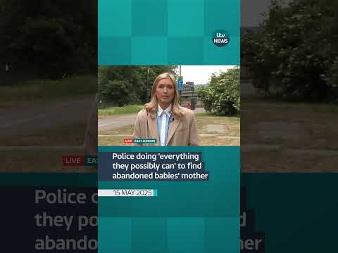 Police doing 'everything they possibly can' to find abandoned babies' mother | ITV News