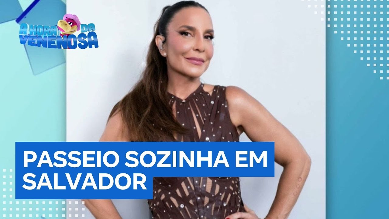 Gente como a gente? Ivete Sangalo passeia em Salvador (BA) sem os seguranças