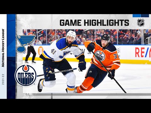 Blues @ Oilers 4/1 l NHL Highlights 2022