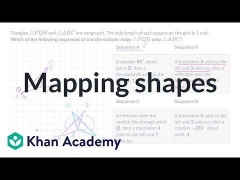 Mapping shapes