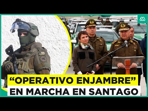 Operativo enjambre: Plan Calles Sin Violencia entra en marcha en Santiago