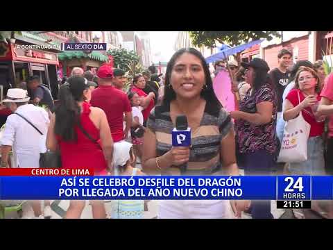 Centro de Lima: así se celebró desfile del dragón por llegada del Año Nuevo Chino