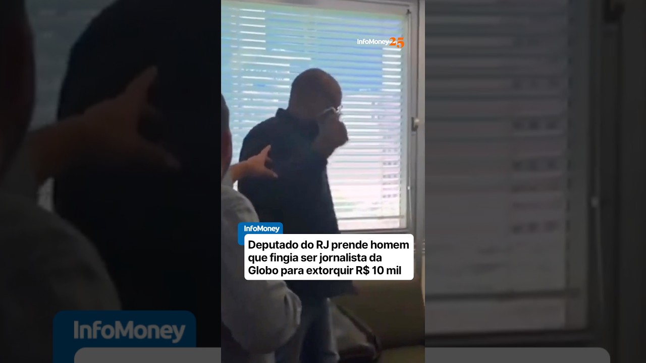 Deputado do RJ prende homem que fingia ser jornalista para extorquir R$10 mil