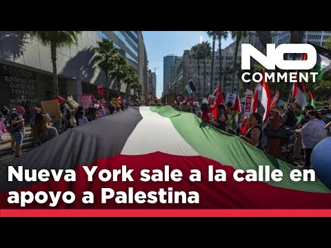 NO COMMENT: Nueva York sale a la calle en apoyo a Palestina