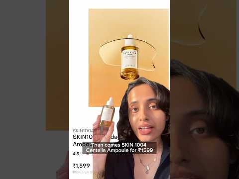 I spent over ₹6000 on these super hyped products🥹 #centellaasiatica #skin1004 #koreanskincare