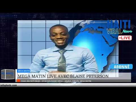 Mega Matin 15 Juin 2023 Gro Pwen kap Domine Actualité an en Haiti