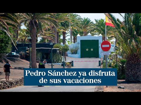 Pedro Sánchez ya está de vacaciones con su familia