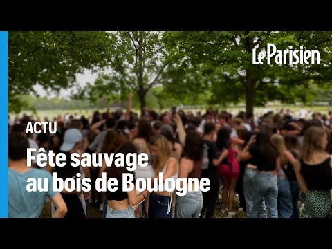 Paris : 300 lycéens fêtent le bac au bois de Boulogne, la police les disperse