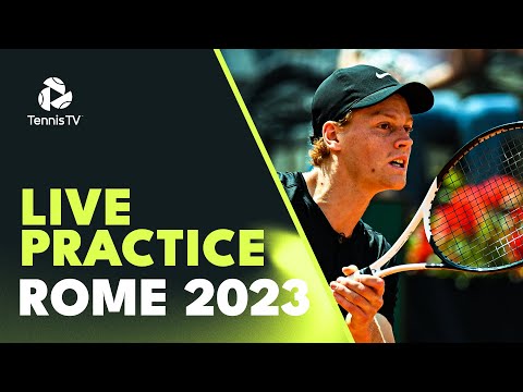 LIVE PRACTICE STREAM: Watch Daniil Medvedev Practice in Rome!