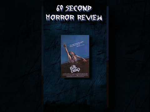 60 Second Horror Review: The Evil Dead 1981 #horror #evildead