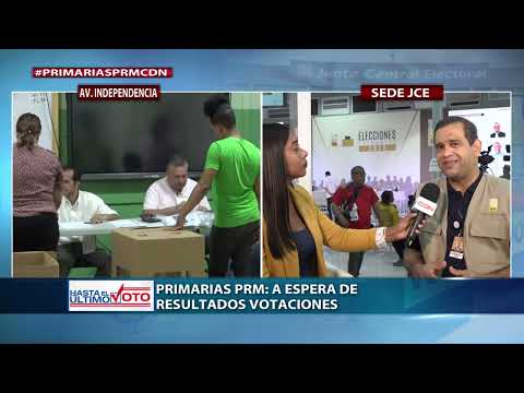 Primarias PRM: JCE a espera resultados de elecciones