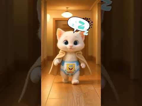 🤯🐾Cute Kitten Left Home Alone - Funny Cat Animation Story🐾😨#cat #ai
