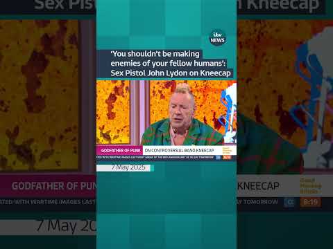 Former Sex Pistols frontman John Lydon has called controversial band Kneecap his ‘enemy’ #itvnews