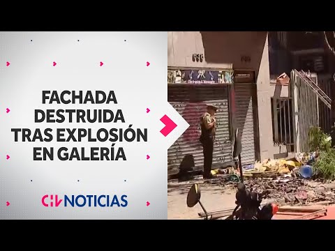 ¿CUÁL FUE LA RAZÓN? Lo que se sabe tras fuerte explosión en galería comercial en Santiago Centro
