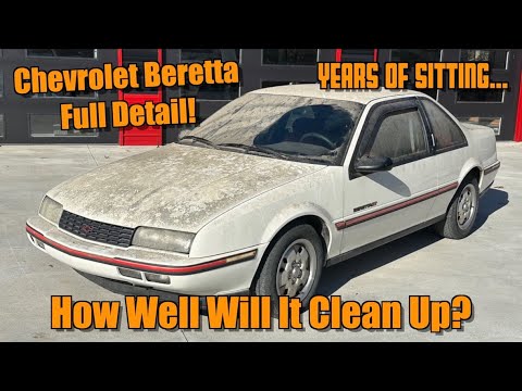 Reviving a Neglected 1989 Chevrolet Beretta GT: A Detailing Transformation